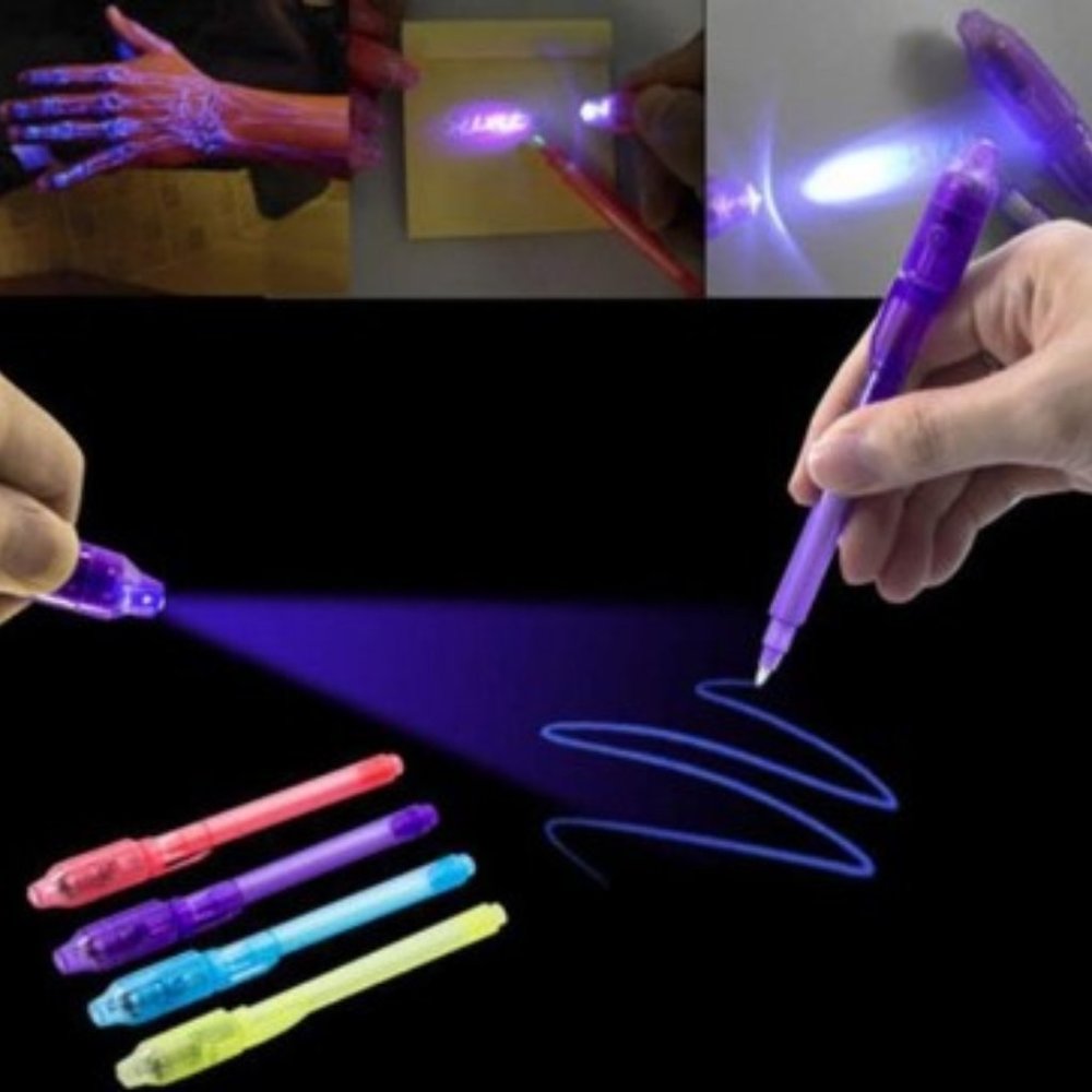 Creative Magic UV Light Invisible Ink Pen Funny Marker Pen